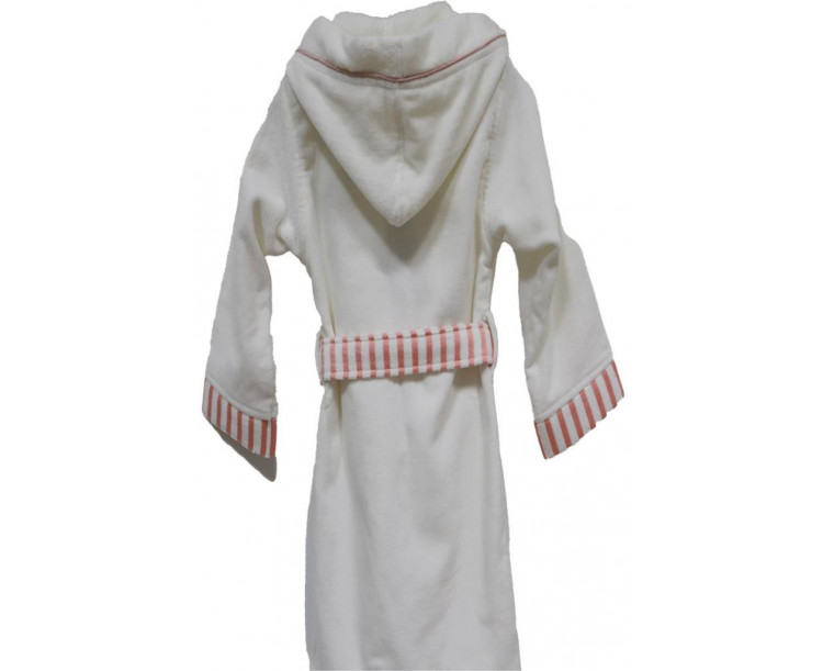 EcoCotton Balerin 3 - 4 Yaş Çocuk Bornoz KREM