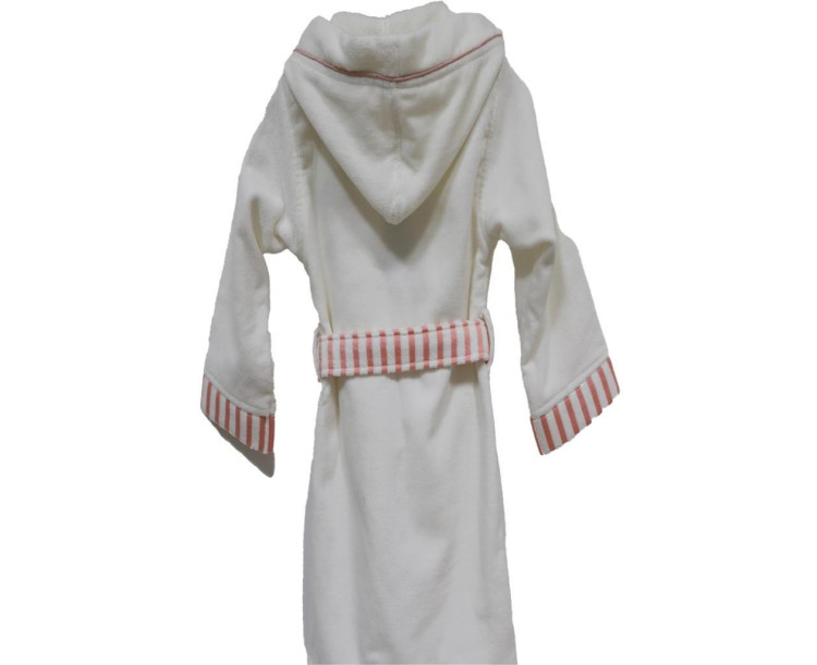 EcoCotton Balerin 7 - 8 Yaş Çocuk Bornoz KREM