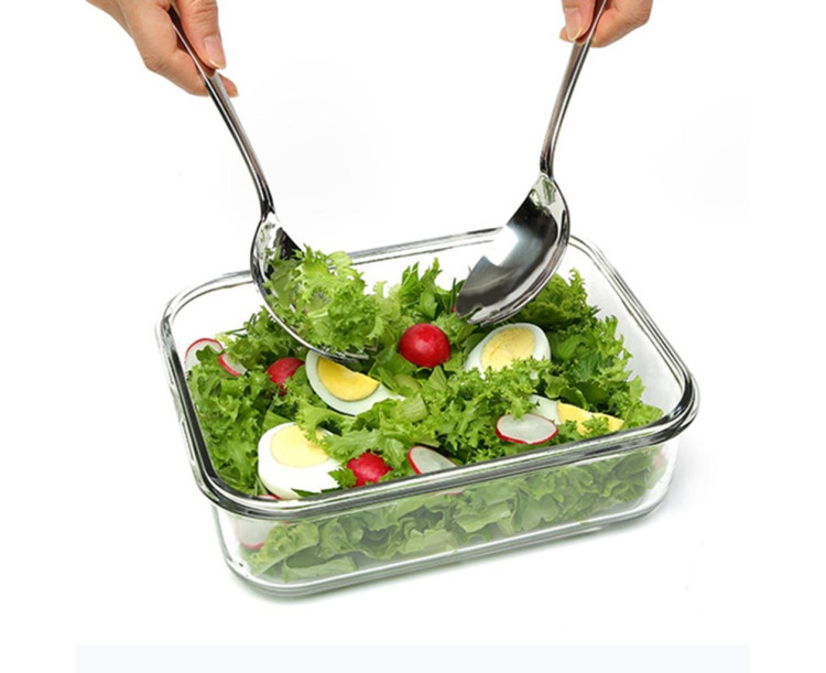 GLASSLOCK DİKDÖRTGEN SAKLAMA KABI 400ML D-MCRB040