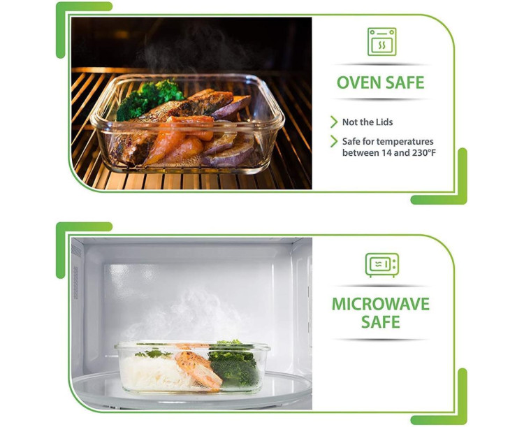 GLASSLOCK DİKDÖRTGEN SAKLAMA KABI 400ML D-MCRB040