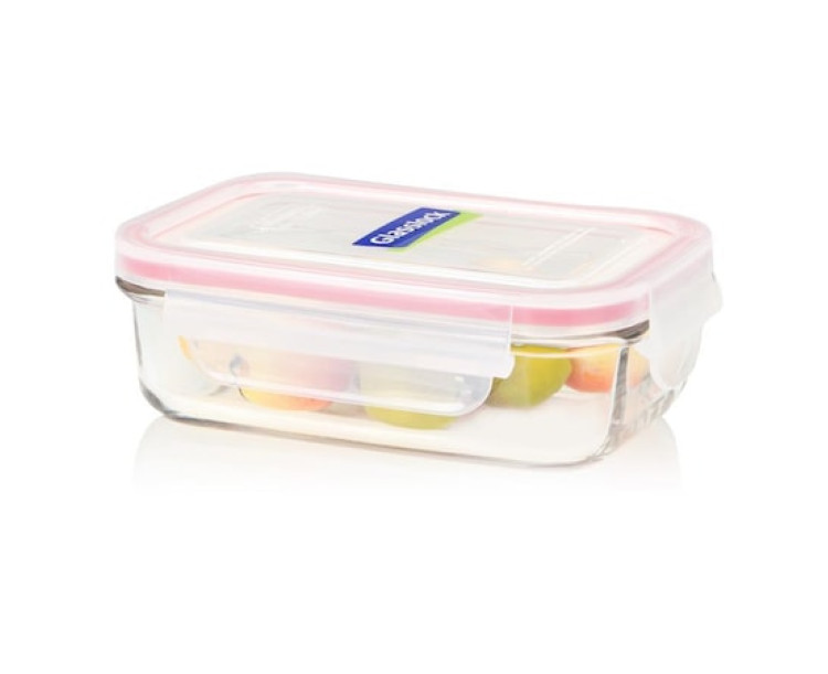 GLASSLOCK DİKDÖRTGEN SAKLAMA KABI 400ML D-MCRB040