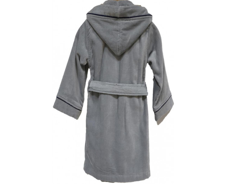 EcoCotton Sports Time 3 - 4 Yaş Çocuk Bornoz GRİ