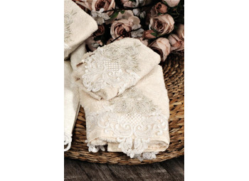 Nazik Firuze 50*90 cm Havlu BEJ