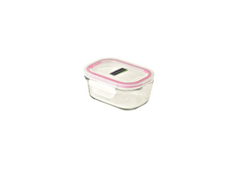 GLASSLOCK DİKDÖRTGEN MİNİ CAM SAKLAMA KABI 150ML D-MCRB015