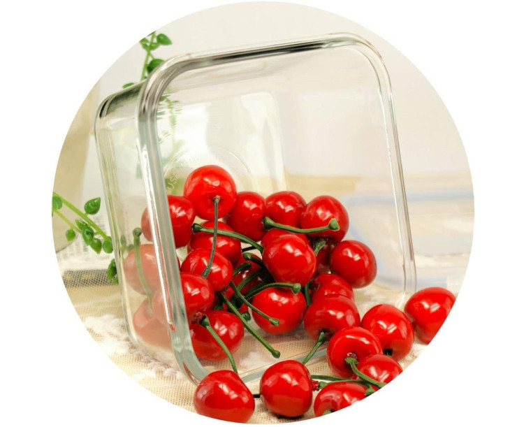 GLASSLOCK KARE CAM SAKLAMA KABI 490ML D-MCSB049