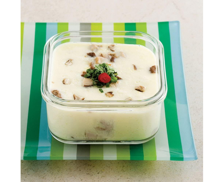 GLASSLOCK KARE CAM SAKLAMA KABI 900ML D-MCSB090