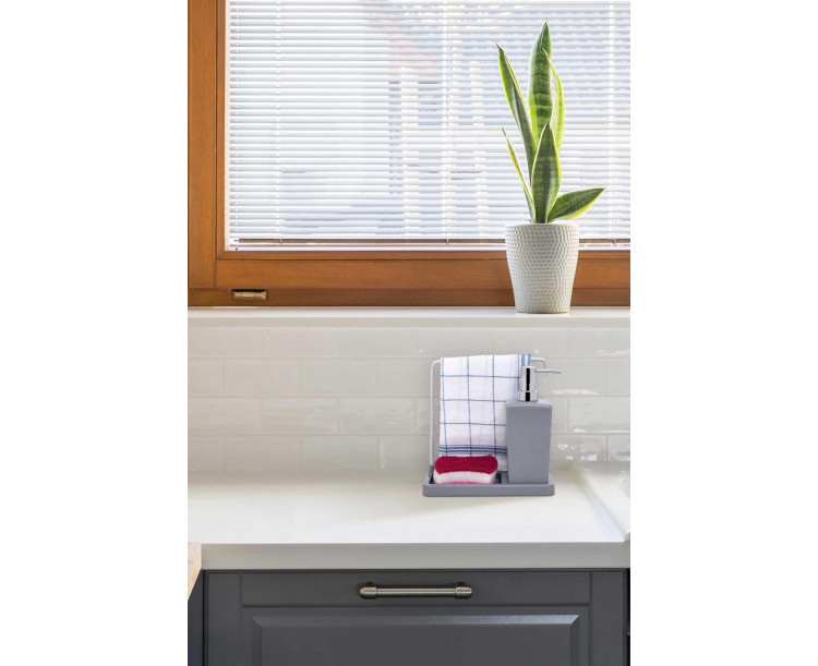 Primanova Luna Mutfak Sıvı Sabunluk Gri M-E56-07