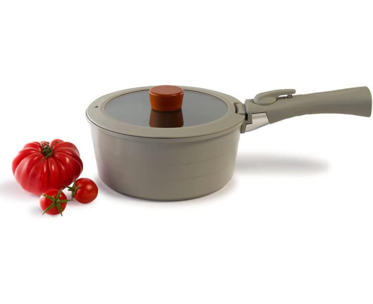 Neoflam Midas Orta Boy Çıkarılabilir Kulp Gri 9 Parça Tencere Seti D-NEOMDS9I-07