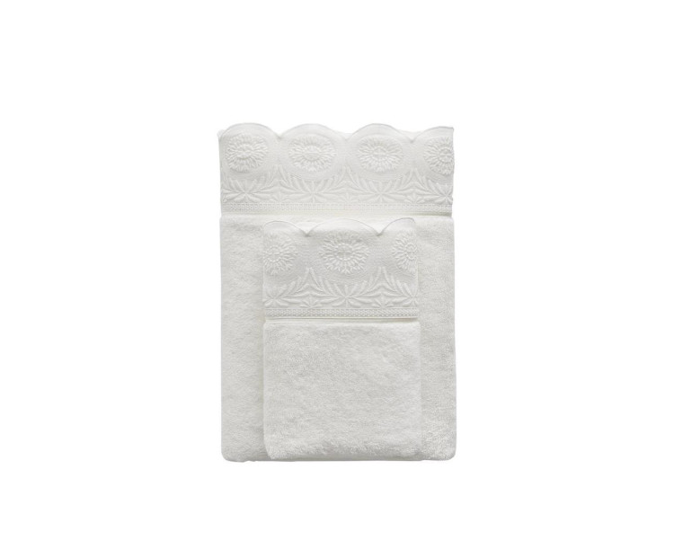 Soft Cotton Queen 50x100cm Havlu EKRU