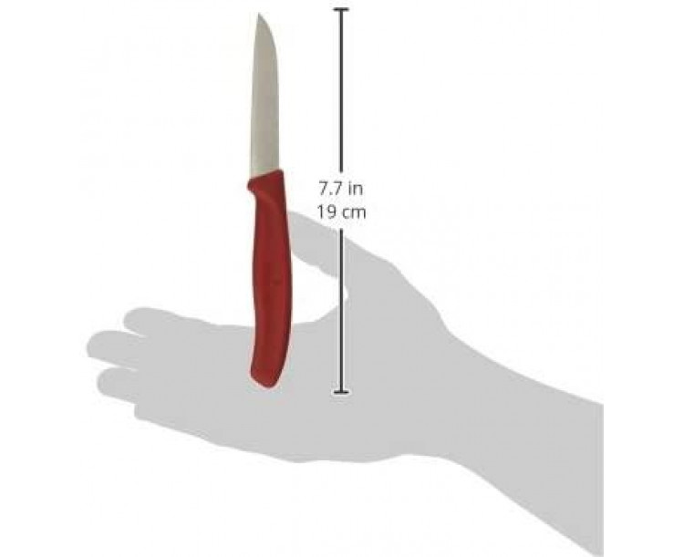 ​​​​​​​​​​​​​​​Victorinox 6.7631 8cm Tırtıklı Soyma Bıçak Kırmızı Sivri