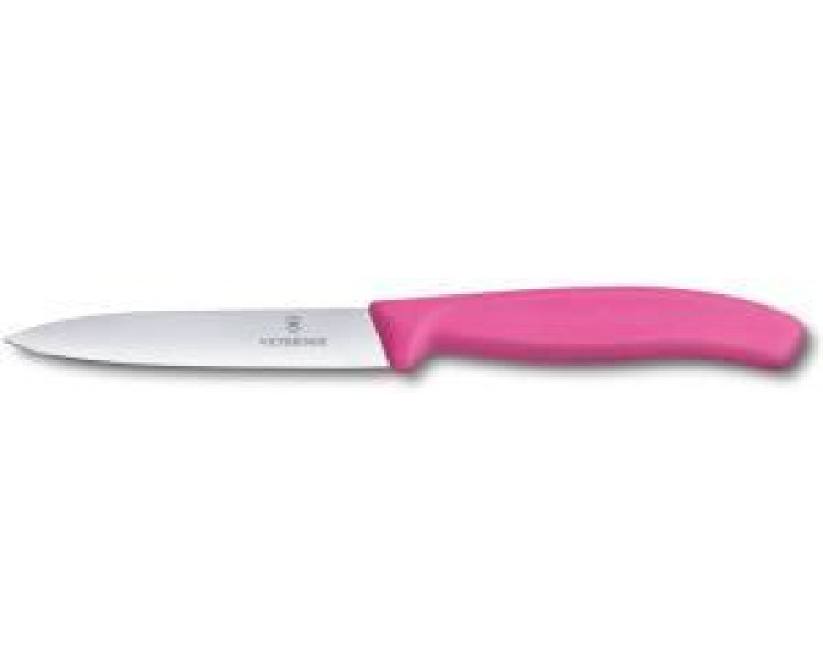 VICTORINOX SOYMA BIÇAĞI 10CM DÜZ PEMBE SİVRİ UÇ 6.7706.L115