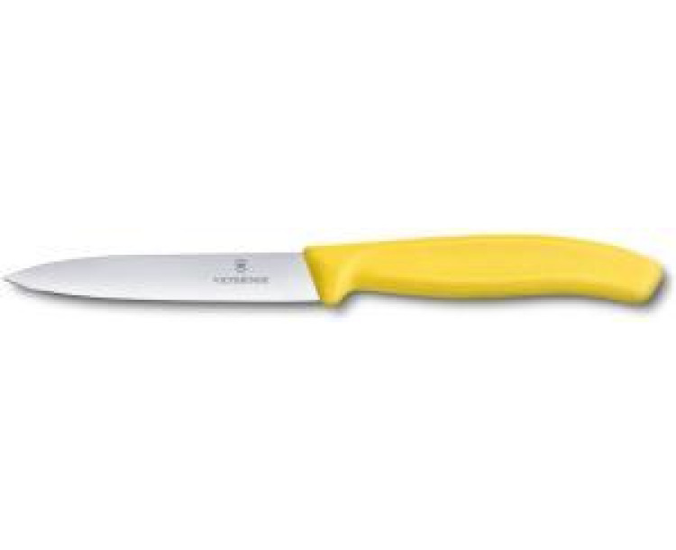 VICTORINOX SOYMA BIÇAĞI SARI 10CM DÜZ SİVRİ UÇ 6.7706.L118