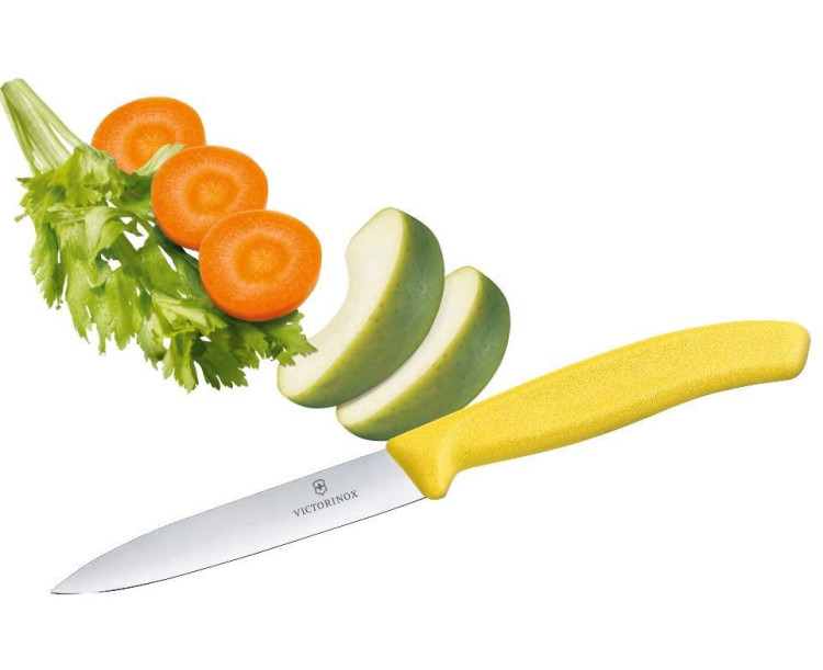 VICTORINOX SOYMA BIÇAĞI SARI 10CM DÜZ SİVRİ UÇ 6.7706.L118