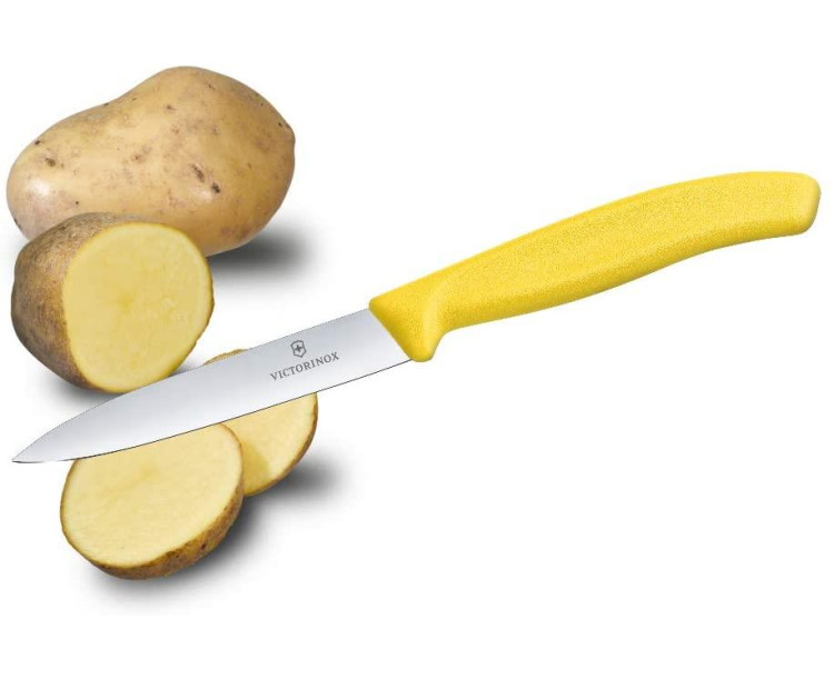VICTORINOX SOYMA BIÇAĞI SARI 10CM DÜZ SİVRİ UÇ 6.7706.L118