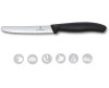 Victorinox 6.7833 11cm Domates-Sosis Bıçak Siyah