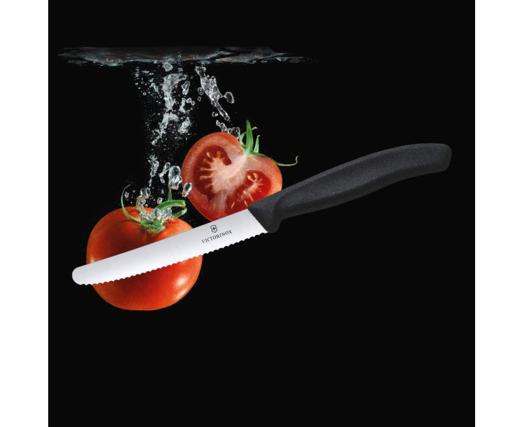 Victorinox 6.7833 11cm Domates-Sosis Bıçak Siyah