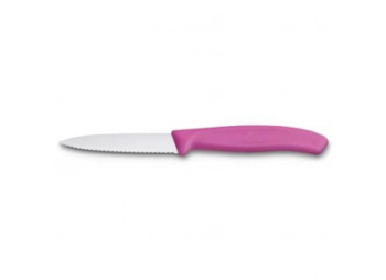 ​​​​​​​​​​​​​​​​​​​Victorinox 8cm Tırtıklı Soyma Bıçağı PEMBE 6.7636.L115