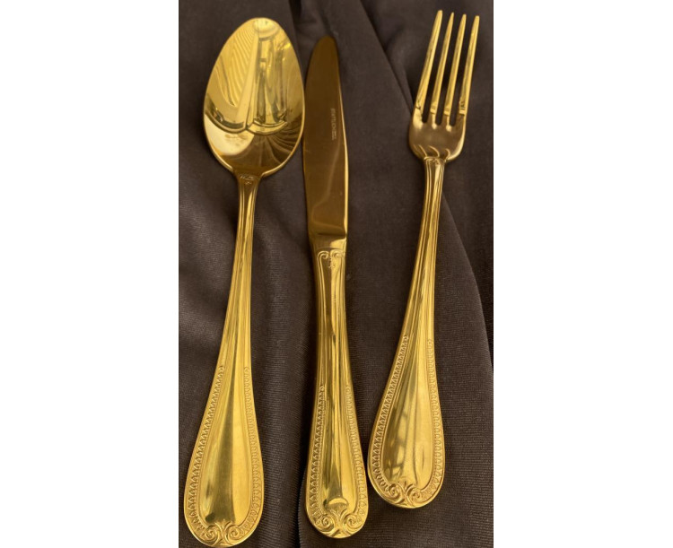 STATTLICH Vismat Elisa Çatal Bıçak Takımı Full Altın 89 Parça