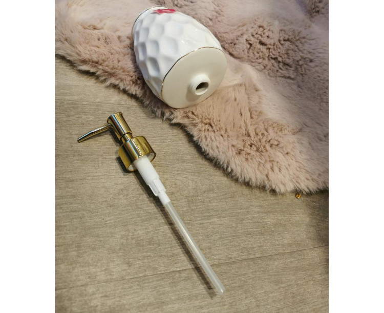 Primanova Yedek Sıvı Sabun Pompası Parlak Gold Plastik 14911